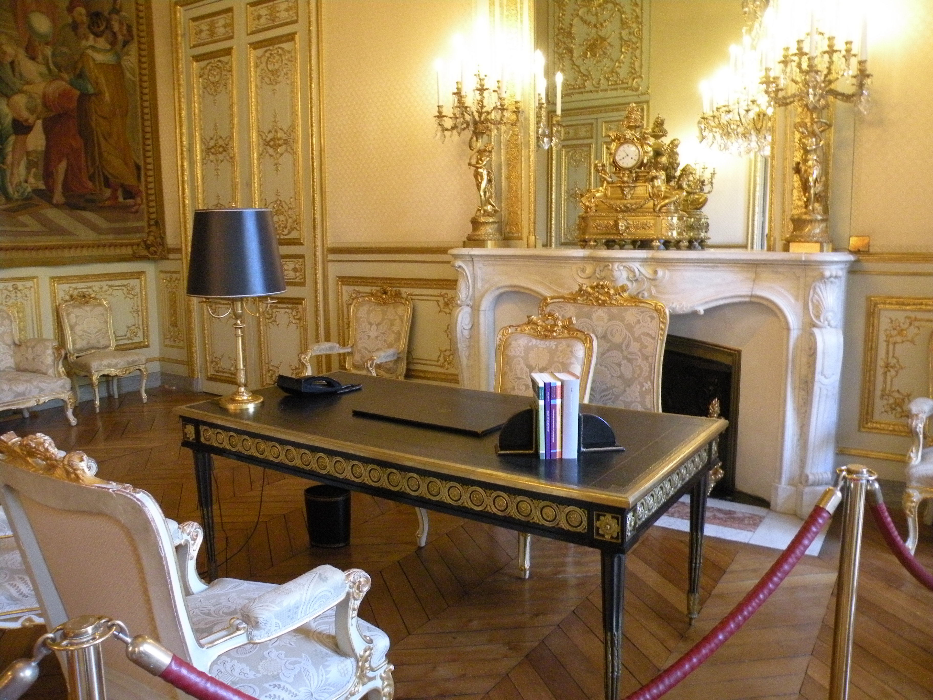 Photo du Cabinet de depart bureau Palais Bourbon
